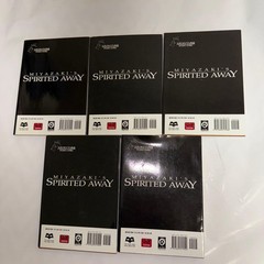 Hayao Miyazaki Spirited Away Manga 1-5 English Version Studio Ghibli From Japan