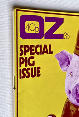 OZ MAGAZINE No.35. Yellow pig cover variant