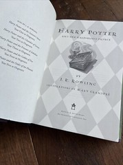 Harry Potter Half-Blood Prince 1st Edition Error 652 Pages & 11 Owls Diamond