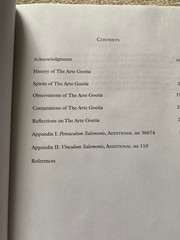 ON THE ARTE GOETIA Colin D. Campbell Teitan Press 2015 Ltd Grimoire Occult