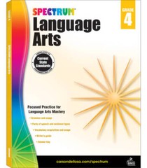 Spectrum Language Arts, Grade 4 – Paperback By Spectrum – GOOD