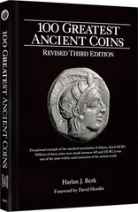 100 Greatest Ancient Coins Revised 3rd Edition 6×9 Harlan Berk Hardcover
