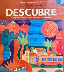 Descubre, Level 2 Teachers Annotated Edition – Hardcover- VERY GOOD