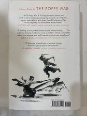 The Poppy War RF Kuang 2018 Hardcover First Edition DJ