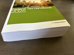 Federal Tax Handbook 2026 RIA Thomson Reuters – Paperback