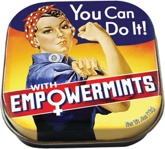 Rosie the Riveter Women’s EmpowerMints Breath Mints, 1 Tin, Net Wt .4oz (12g)
