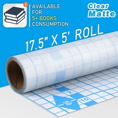 Matte Clear Contact Paper Roll for Books, Crafts and Countertops, Self Adhesi…