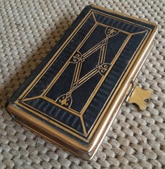 ANTIQUE MINIATURE BOOK OF COMMON PRAYER BIBLE, FINE BINDING WITH CLASP, 18