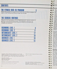 Fitness Over 40 For Men Only by Ann Dugan 1984 exercise health spiral book