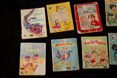 Vintage Whitman Tiny Tales Books Lot of 10 Five Fat Piggies Tommy Caboose 1950s