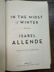 In The Midst Of Winter By Isabel Allende SIGNED 1st Edition w/ DJ