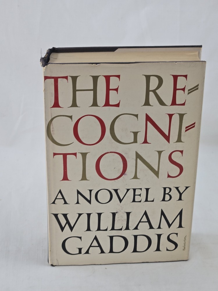 The Recognitions by William Gaddis 1955 First Edition Harcourt Brace & Company