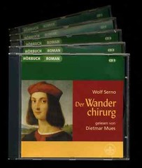 Wolf SERNO -DER WANDER-CHIRURG -Hörbuch -5CD BOX SET -Box has wear-SHIPS FREE