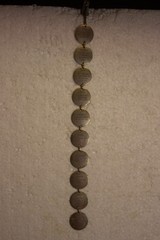 Ten Commandments Bookmark Vintage Metal Chain 11 Inches