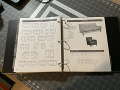 Norwalk Furniture Salesman Binder Catalog, Couch, Chair, Dimensions, 200 Pages