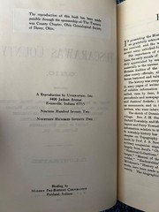 The History of Tuscarawas County Ohio 1884 Reprint – illustrated – hardcover