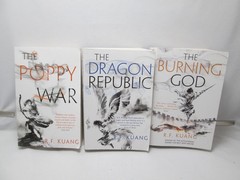 The Poppy War Trilogy by R. F. Kuang Hardcover Burning God, Dragon Republic SC