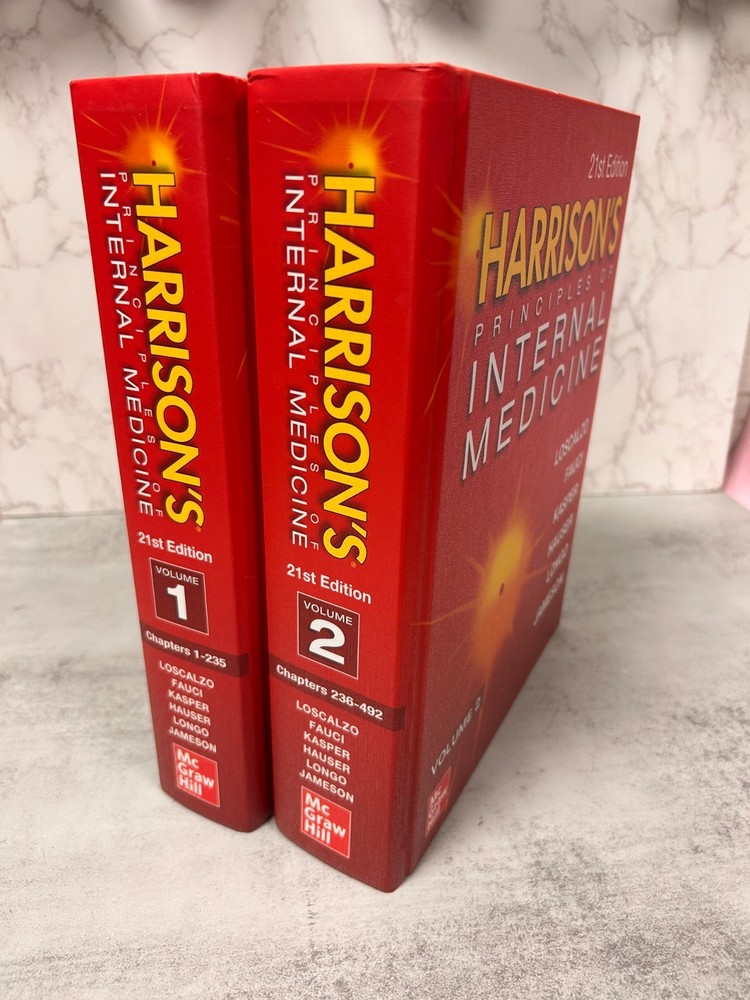 Harrison’s Principles of Internal Medicine, Twenty-First Edition (Vol. 1 & 2) VG