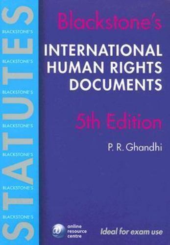 Blackstone’s International Human Rights Documents (Blackstone’s Statute Book Se