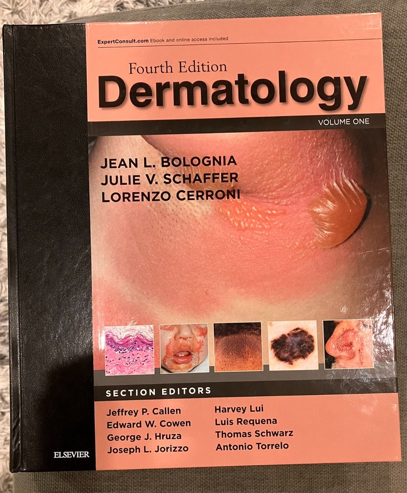 Dermatology, 4th Edition: 2-Volume Hardcover Set by Bolognia, et al – BOOKS ONLY