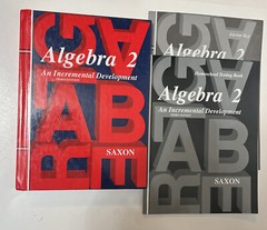 Saxon Algebra 2 SET (3rd Edition) Textbook, Answer Key & Test Forms (like New)