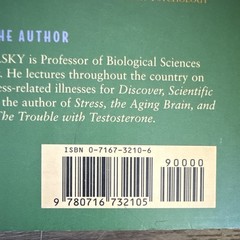 Robert M. Sapolsky Why Zebras Don’t Get Ulcers TPB 1998 Freeman 2nd Rev