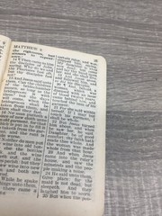 New Testament Old Testament Prophecy Edition Vintage Bible Ada T. Mill Inscribed