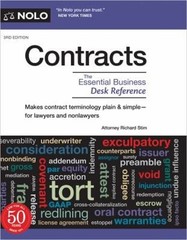 Contracts : The Essential Business Desk Reference Paperback Richa