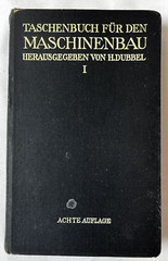 Taschenbuch für den Maschinenbau Dubbel 1941 Vols I & II 8th edition HC