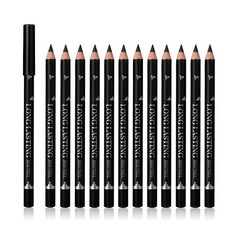 SUMEITANG 12 Pcs Black Eyebrow Pencil Eyeliner 0.17 Fl Oz (Pack of 12),