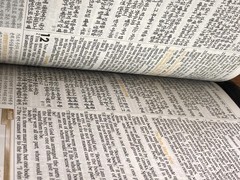 Korean-English Enriched Bible NIV Red Letter Edition Leather Zip Song Hymnal