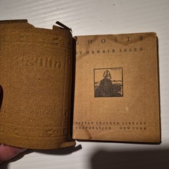 Lot Of (3) Vintage Little Leather Library Classic Books