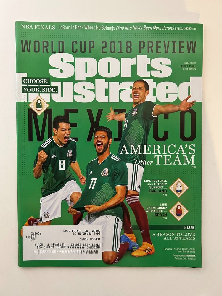 Sports Illustrated June 4-11 2018 World Cup Preview Mexico Soccer Magazine