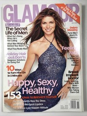 GLAMOUR magazine November 2000-Fashion makeup hair Cover Debra Messing