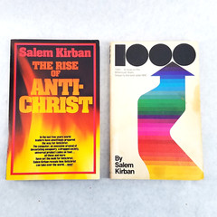Salem Kirban Lot of 2 Softcovers – The Rise of Antichrist & 1000 – NO TEXT MARKS