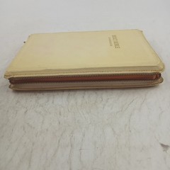 1950s Holy Bible Red Letter Edition Zip Around KJV Zip Around White Leather nice