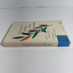 LEOPARDI: POEMS AND PROSE Ed. by ANGEL FLORES 1966 TPB Ex-library Copy. AA