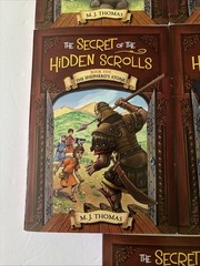 Lot of 5 The Secret of the Hidden Scrolls By M.J. Thomas Books (Good Condition)