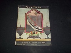 1919 NOVEMBER HOUSE & GARDEN MAGAZINE – BEAUTIFUL FRONT COVER – GG 296