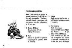 1974 Honda ATC90 Owner’s Manual 71 Pages