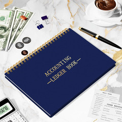 Accounting Ledger Book A5 Horizontal Ledger Books for Small Business Bookkeeping
