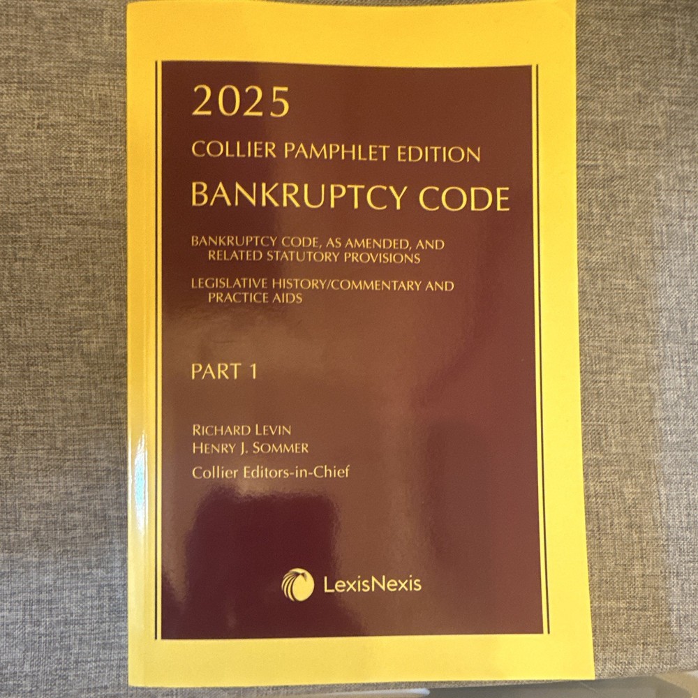 LexisNexis Collier Pamphlet Edition Bankruptcy Code 2025 Part 1 Thumb Index
