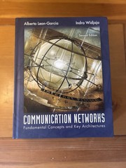 Leon-Garcia Widjaja Communication Networks 2nd Ed McGraw-Hill Hardcover 2004