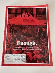 Charlie Kirk Enough MAGA Assassination – TIME Magazine – September 29, 2025