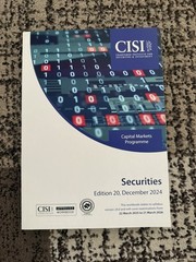 CISI Securities – 20 Edition – 2025/26 (New)