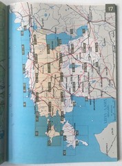 1990 ESTONIA Road Map Atlas with ESTONIAN ROADS, 71 Pages