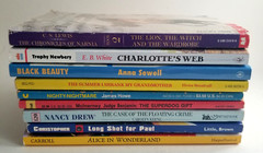 Vintage Lot of 9 Elementary Level Paperback Chapter Books 1970″ to 2000’s B70