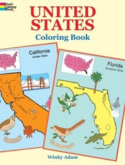 United States Coloring Book (Dover American History Coloring Books), Winky Adam,