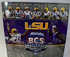 2008 National Championship LSU Tigers Media Guide Book Ohio State Louisiana