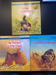 BOOKS FOR KIDS -LITTLE ANIMAL ADVENTURE SET 3 BOOKS (LITTLE LION-CHICK-FOX)